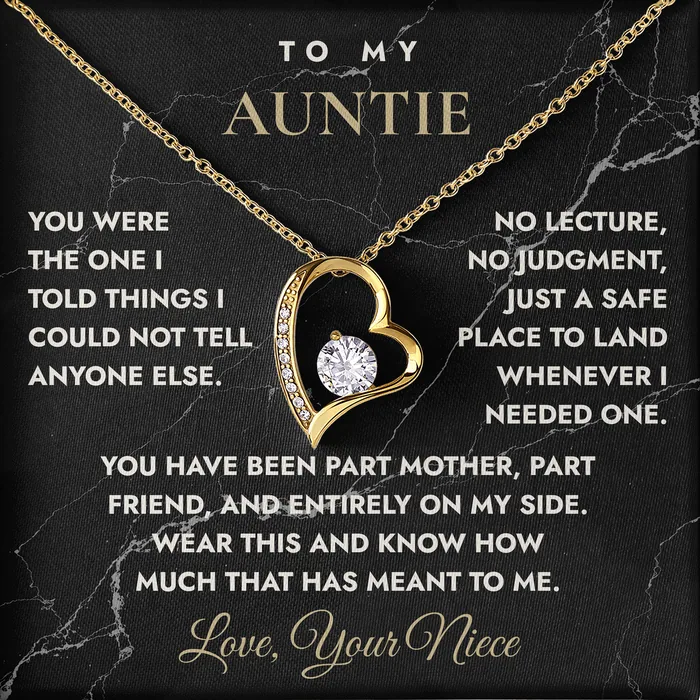 A Safe Place To Land Forever Love Necklace for auntie